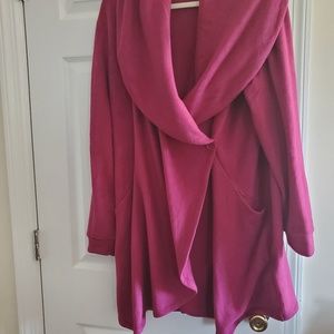 CUDDLE DUDS LARGE PLUSH CARDIGAN NEW W/OUT TAGS